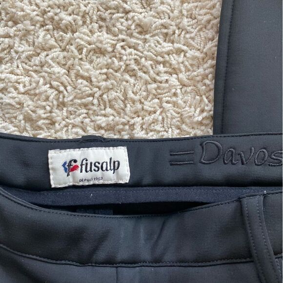 Fusalp Black Slim-leg Skinny Stirrup Ski Pants size 42 / US 10 EUC - Picture 9 of 9